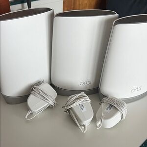 Netgear Orbi Router RBR750 and Two Orbi Satellite RBS750